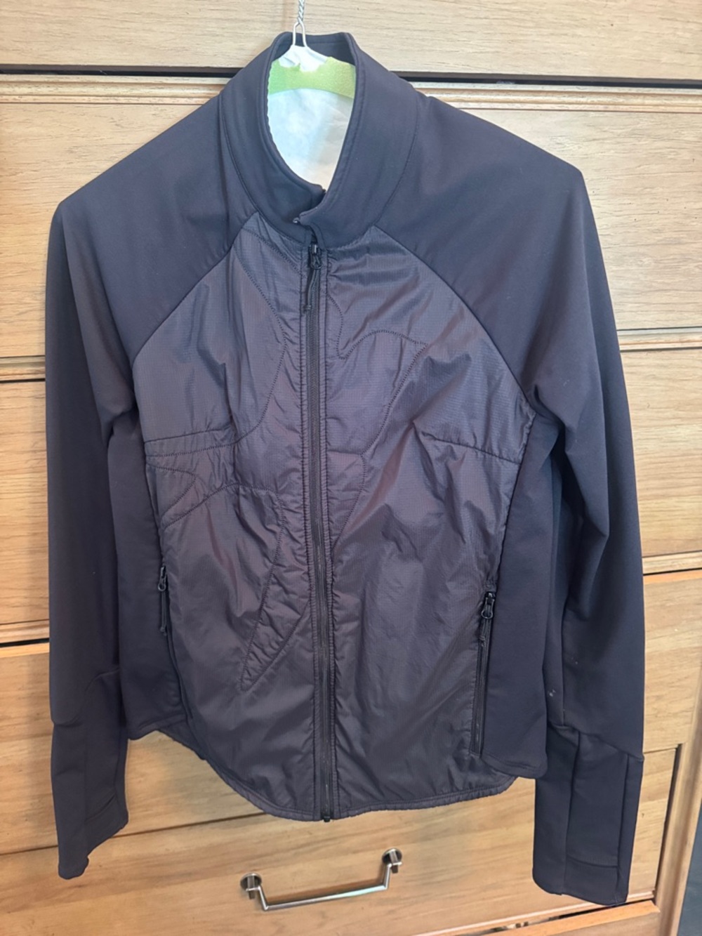 Oiselle quilted running jacket